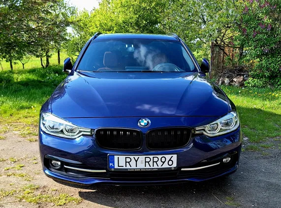 BMW Seria 3 cena 91600 przebieg: 66000, rok produkcji 2017 z Ryki małe 106